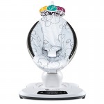 Fotoliu Balansoar Bebelusi 4MOMS MamaRoo 4.0 Plush Silver